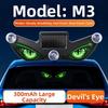 Wireless LED Car Light Suction Cup Car Atmosphere Light New Car Warning Light