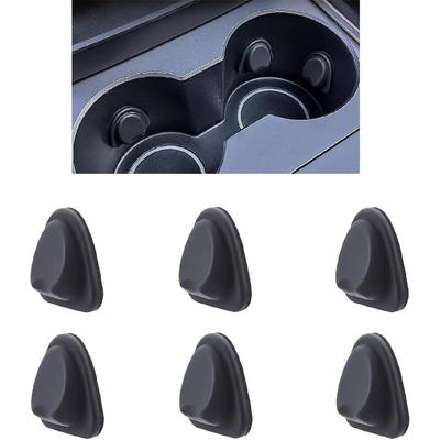 2025 Upgrade Car Cup Holder ert,Anti-Slip Silicone Cupholder Ert for Car Stabilising Water Cups,Self-Adhesive Automotive Cup Holders Pad for Most