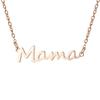 Mother's Day Minimalist Stainless Steel Letter Pendant Necklace