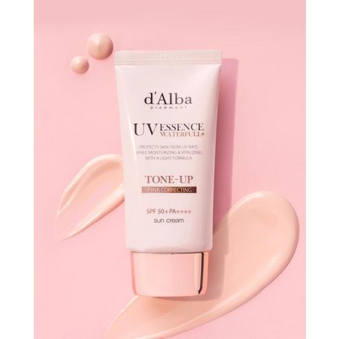 d’Alba Waterfull Tone-Up Sunscreen SPF50+ PA++++ 50ml – Hydrating Brightening UV Base