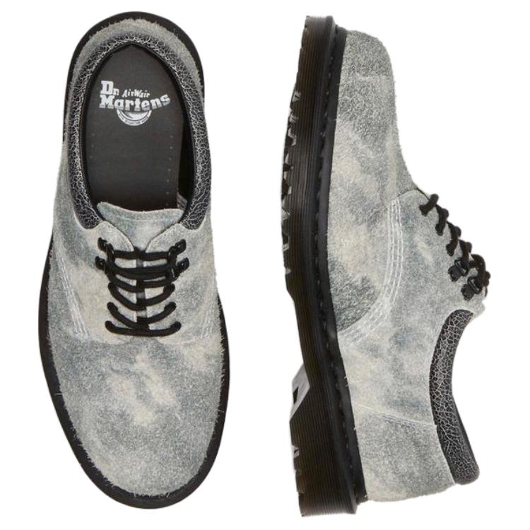 Dr. Martens Suede Comfortable Casual Shoes Men Shoes Gray Black White 31893380