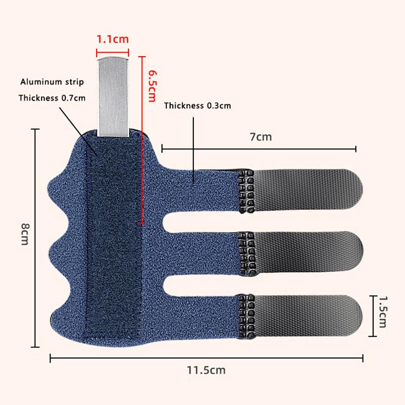 1Pc Trigger Finger Splint, Brace Support With 3 Adjustable Fixing Belt, Finger Straightener For Middle/Ring/Index/Pinky/Thumb,