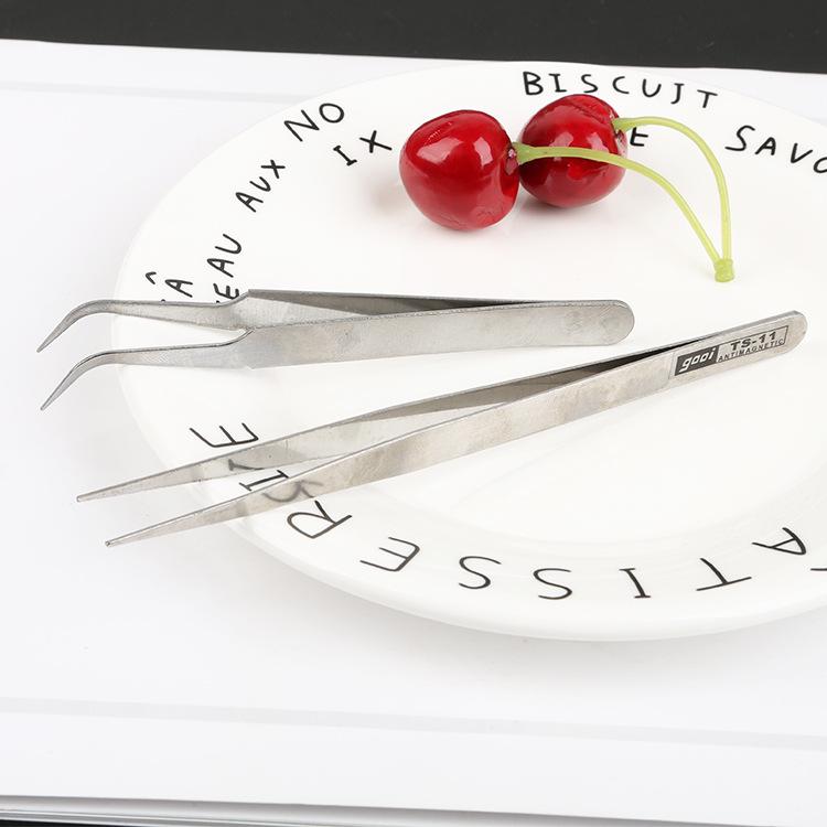 DIY Metal Tweezer Set for Jewelry Making: Hair Accessories, Mobile Phone Stickers, Glass Rhinestones