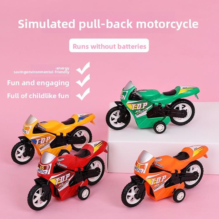 Plastic Toy Kids Motorcycle With Push And Glide Design For Development Cognitive