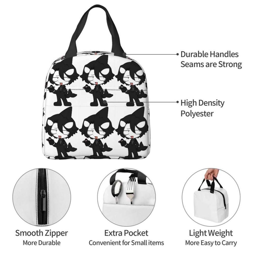 Idate Insulated Lunch Bag for Women Children Portable Food Boxes Thermal Lunch Box Tote