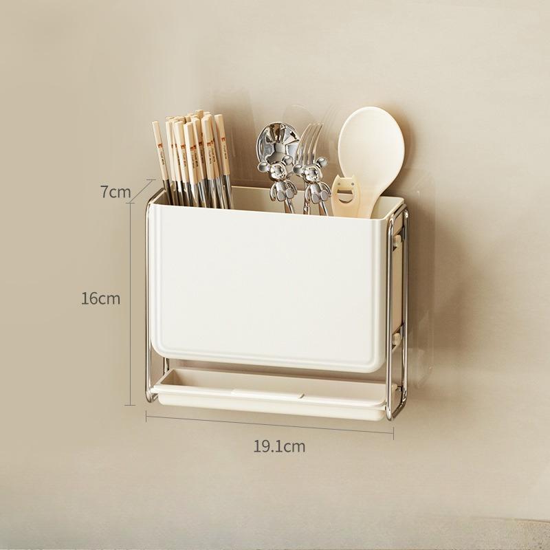 

Kitchen Wall-mounted Storage Rack, Multi-functional Wall Knife Rack Without Drilling, Spoon, Chopstick and Knife Organization and Storage Rack Chopstick holder