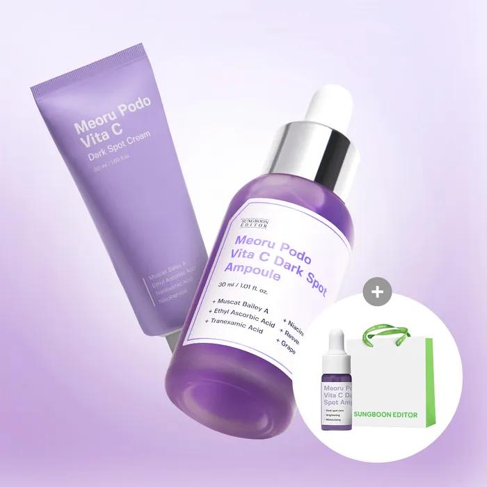 [Blemish & Skin Tone Improvement] Wild Grape Whitening Ampoule 30ml + Whitening Cream 50ml (+ Ampoule 10ml + Shopping Bag Gift)