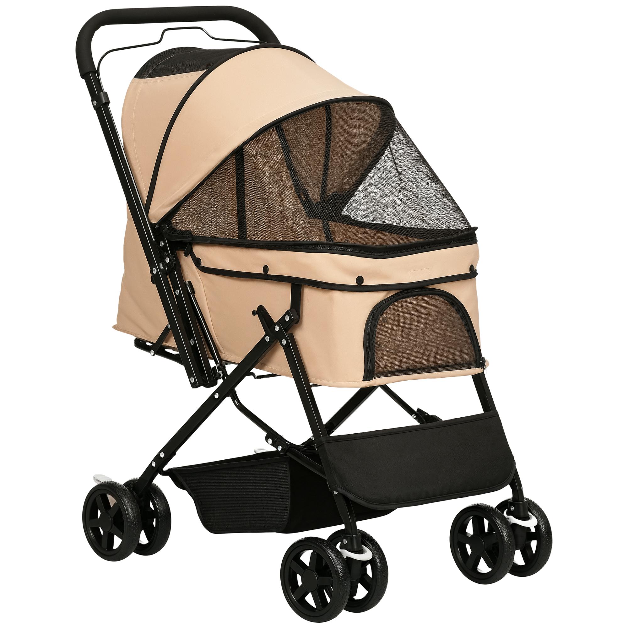 Pet Stroller Pushchair Foldable Travel Dog