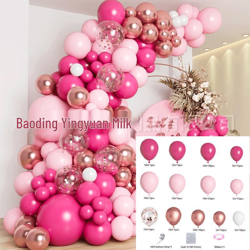 Sada balónků v jednotné barvě pro svatby, Valentýna a tématické večírky