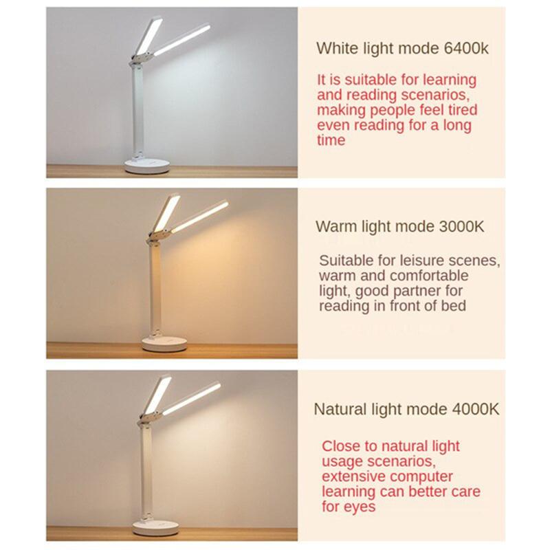 Led Desk Lamp Rechargeable With Usb Charging 3 Color Modes Stepless Dimming Foldable Mini Cute For College Dorm Bedroom Reading Günstig Kaufen Preis Kostenlose Lieferung Echte Bewertungen Mit Fotos Led Desk Lamp Rechargeable, Is Desk Lamp Good For Eyesight Improvement