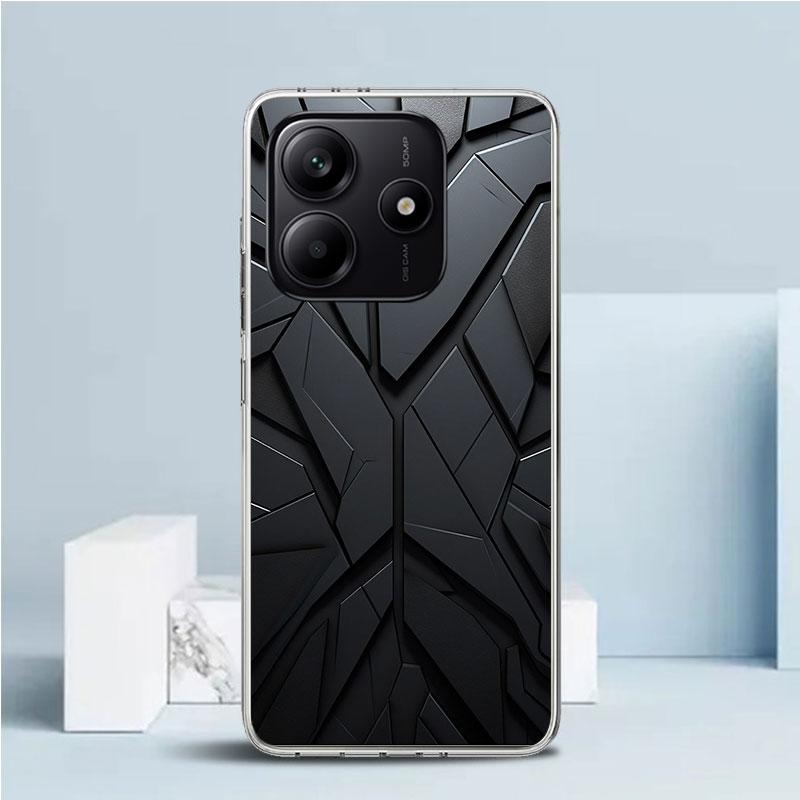 

Мягкий чехол с узором из кованого карбона для телефона Xiaomi Redmi Note 15 14 13 12 Pro Plus Чехол для телефона 14S 11S 11T 11E 10S 10 4G Узорчатый корпус R Note 13 Pro Plus