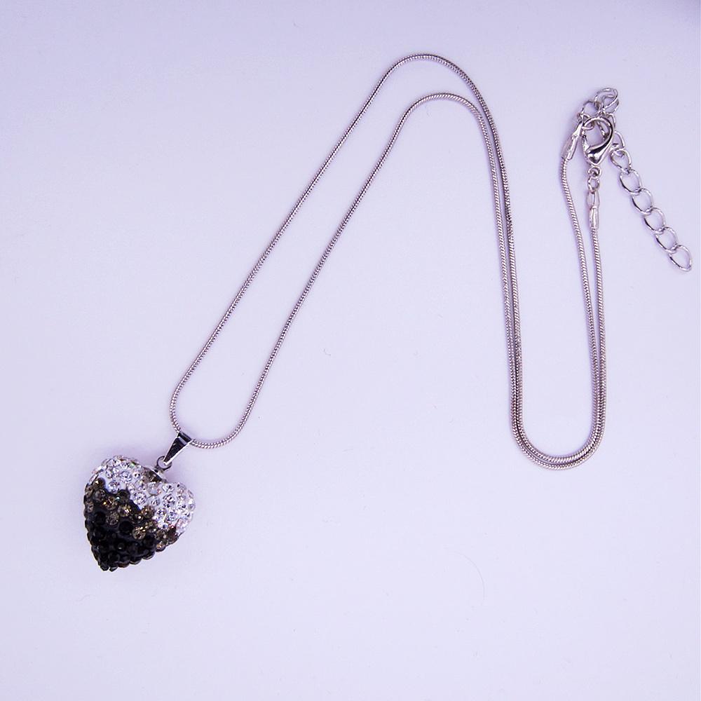 Women Spring Summer Lovely 16*18MM Pink&Red Color High Quality Rhinestone Strawberry Charm Pendant Chain Necklace Gift For Girl