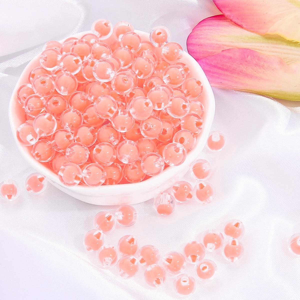 

83-110 шт. радужные цвета звезды/круглые акриловые прозрачные/матовые свободные бусины для изготовления ювелирных изделий своими руками 8mm 110pcs-round