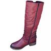 Autumn and Winter New Flat-bottomed High Boots Women's Heel Knight Boots Large Size Side Zipper Martin Boots