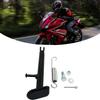 Dirt Bike Side Stand Repair Kit for PW80 PY80 Motorcycles, Complete Parking Stand Assembly with Spring Hardware for Garage Service Work Tasks