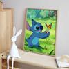 Disney 5D Diamond Painting Kit Stitch Butterfly In Nature Home or Office Home Decor Art Diamond Painting Kit For Adults Beginners