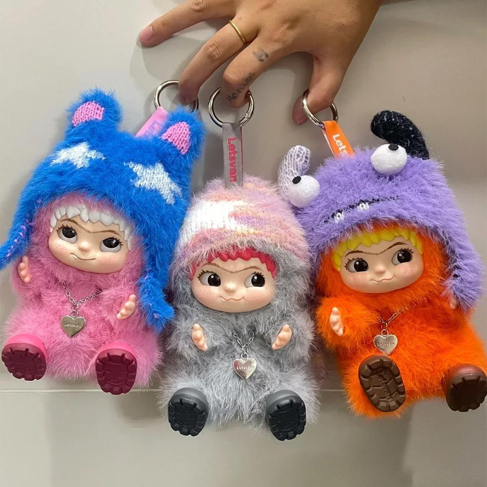 Yiran Toy 1 Unisex New Wakuku Fuzzy Popular Fun Party Blind Box Adorable Wakuku Action Figure Mystery Box Cute Doll Bag Pendant Doll Surprise Bag Present