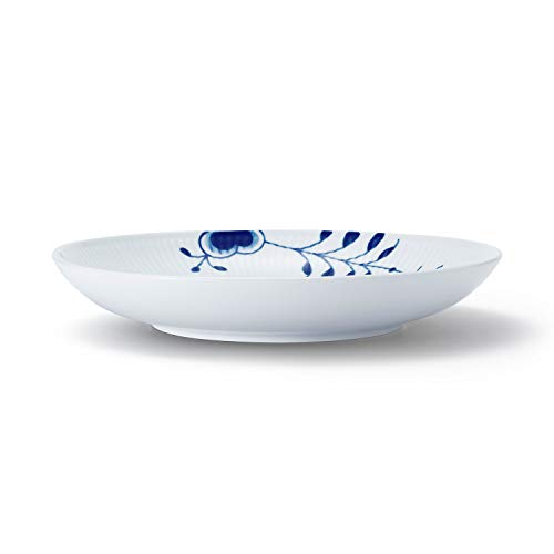 [Offiziell importiert] Royal Copenhagen Musselmalet Mega tiefer Teller, 25cm, Hochzeitsgeschenk, Produktnummer 1016905