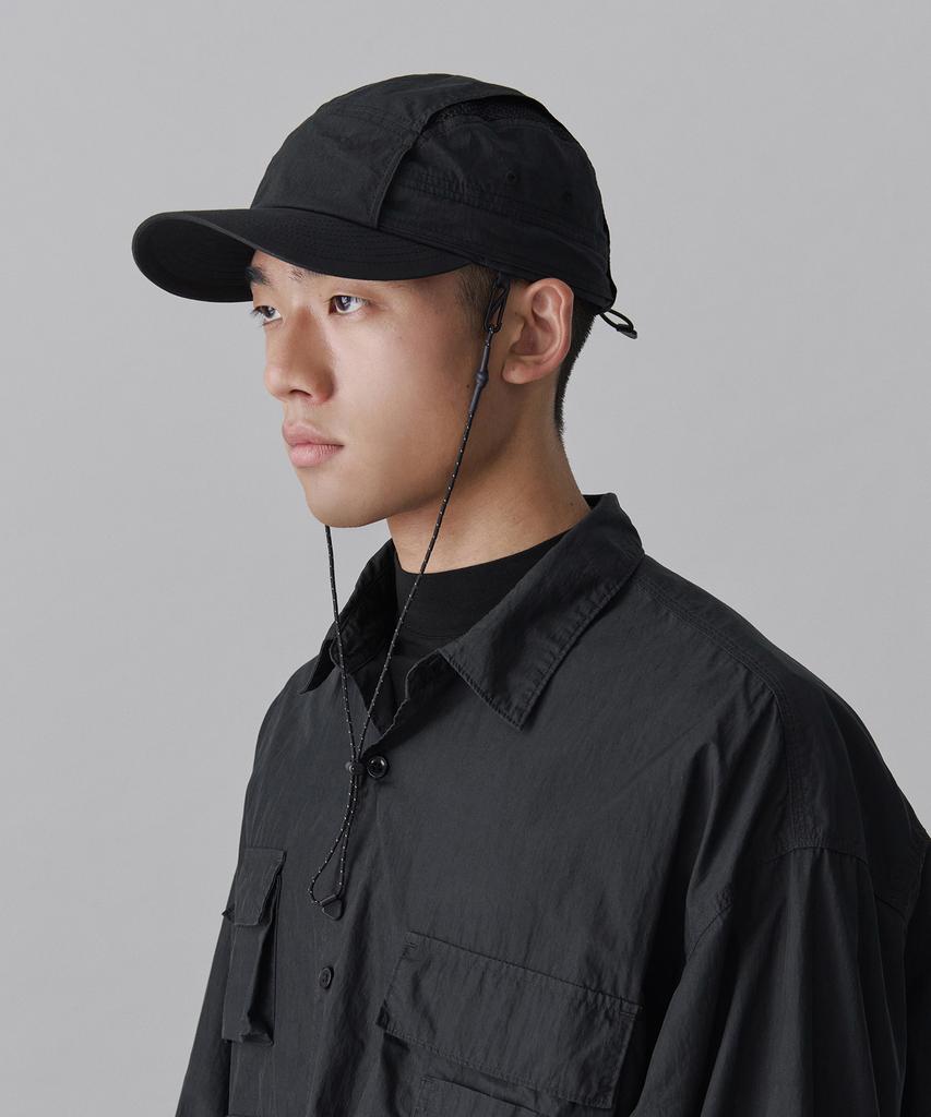 MUSINSA STANDARD [City Leisure] Cn Long Desert Cap [Black]