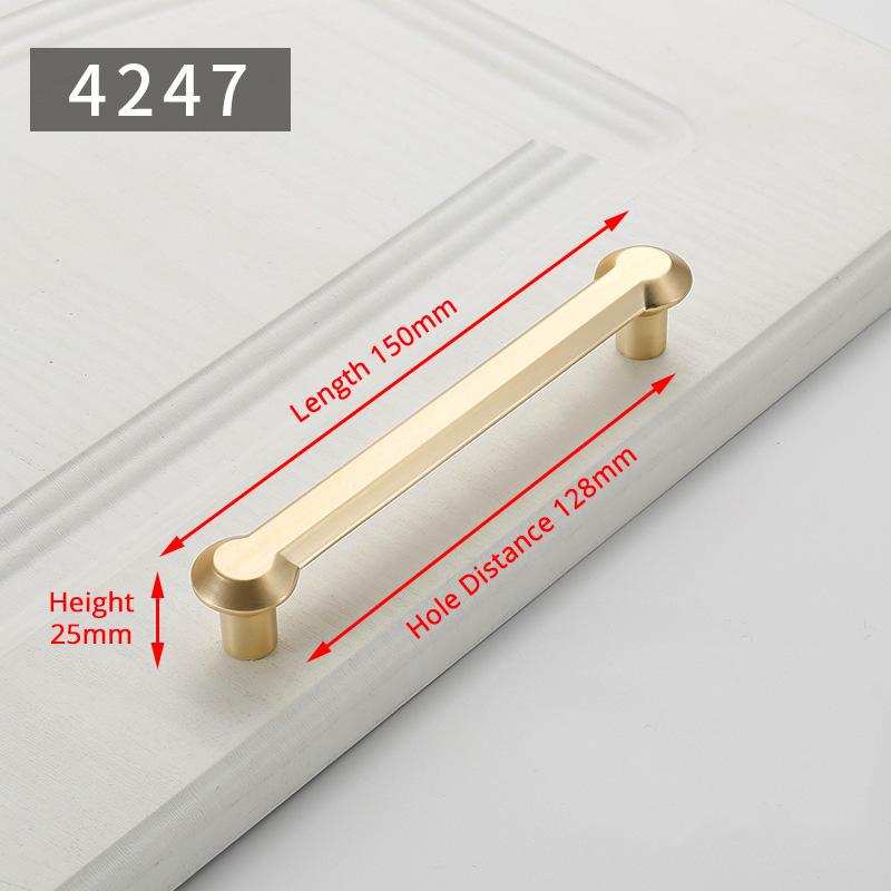 Zinc Alloy Pearl Gold Cabinet Knobs Kitchen Door Handles Drawer Cupboard Door Handle Cabinet Handles for Furniture Hardware