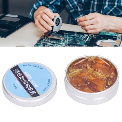 High-purity Soldering Flux Rosin Paste, 30g, Low Smoke, for Electronics Repair