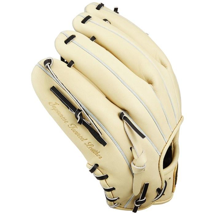 ZETT Prostatus Baseball Glove - Kenta Miyamiya Type - Second/Short - Right Hand - Pastel Brown x Black (3219) - Size 4