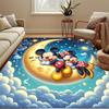1pc Mickey Mouse Minnie Pattern Carpet Area Rug, Bedroom, and Playroom Durable, Stain-Resistant, and Easy To Clean, Living Room