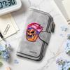 Cute Cartoon Monster Cupcake Pattern Long Wallet Fashion Portable Casual Card Holder Coin Purse for Daily Use