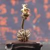 New Antique Copper Lotus Frog Incense Burners Ornaments Home Sandalwood Incense Burners Tea Ceremony Decor Incense Holder Craft