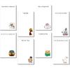 8 Pcs Funny Notepads Coworker Gifts for Women Funny Note Pads Novelty Memo Pads Office Supplies for Coworkers, 30 Sheets Per Pad, 4 X 5 Inch