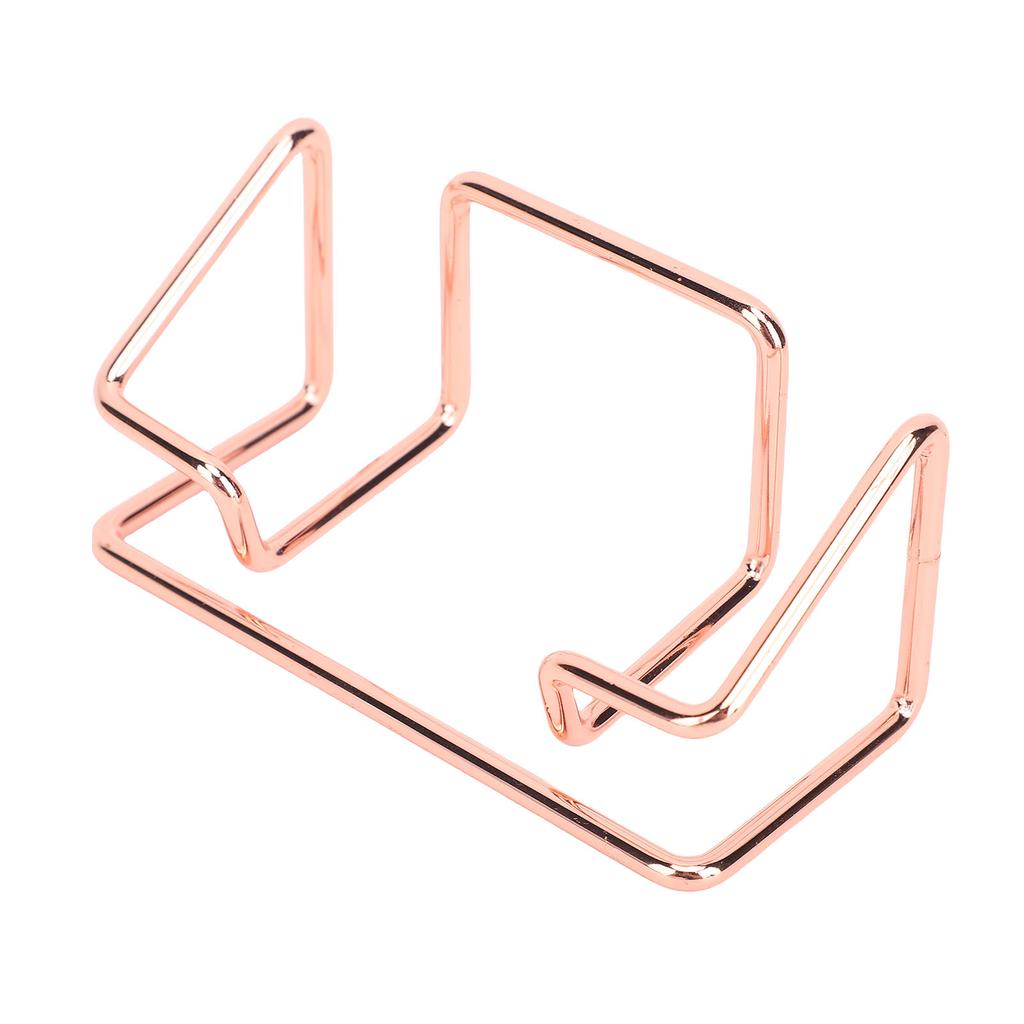 5PCS Business Card Holder Iron Slick Finish Multifunctional Business Card Holder Display for