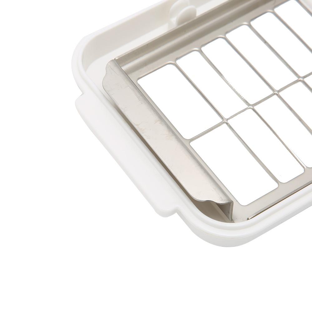 Stainless Steel Butter Slicer Cutter Transparent Cover Butter Dispenser Slicer Restaurant Use
