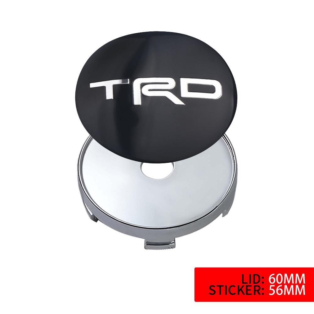 2026 Nuovo Per Toyota 4pz 56/60MM Tappi Centrali Mozzo Ruota Auto Coprimozzo Cerchione Decalcomanie Per Toyota Avalon Mirai Avensis Prado Hilux VVT-I 4W