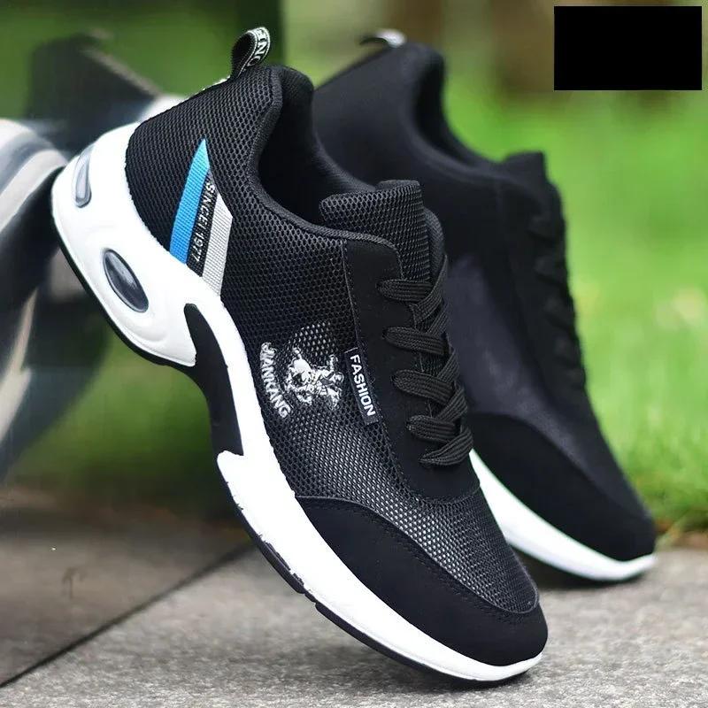 Male Running Shoes Air Cushion Men's Sneakers Large Size 47 Breathable Men's Shoes Fashion Platform Sport Shoes for Men Male