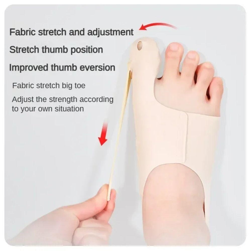 Elastic Toe Separator Adjustable Hammer Toe Straightener Bunion Corrector Toe Finger Correction