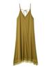 Mila Owen Satin Lace Trimmed Narrow Camisole Dress 09WFO254091 OLV 1