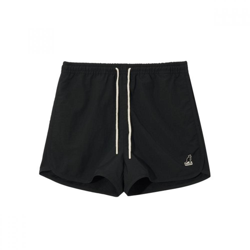 KANGOL Женские короткие шорты из нейлона Черные 4059 S
