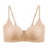 Liquid foundation seamless front buckle underwear women's small breasts gather without steel ring comfortable sexy soft support bra cover