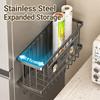 Metal Magnetic Basket Organizer Holder Space Saving Storage Rack High Quality Refrigerator Shelf