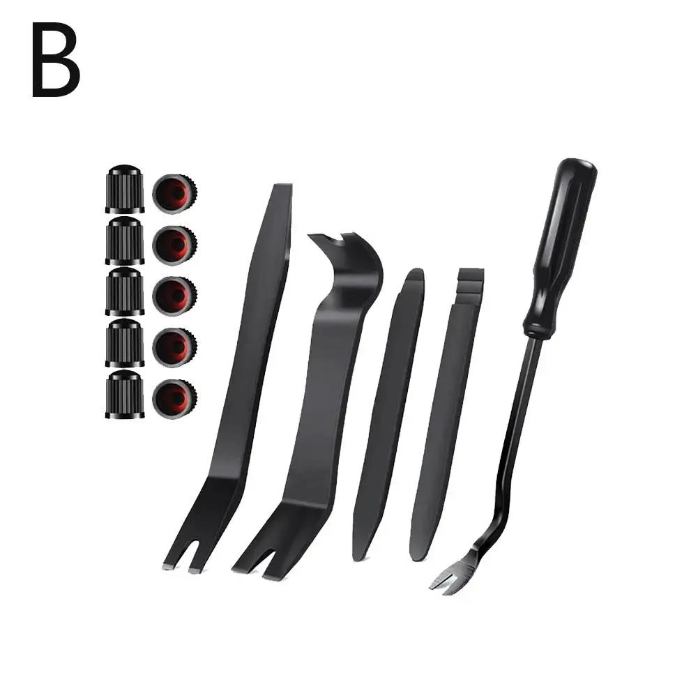 Portable Car Panel Removal Tool Kit Nail Puller Radio Installer Clip Door Repair Removal Dash Trim Audio Tool Pry Hand C6C4
