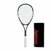 Kawasaki KS-7000 Soft Tennis Racket with STA Mark, Officially Playable, Forward/Backcourt, All-Around, Beginner-Friendly, Pre-Strung (Black X Mint, Si