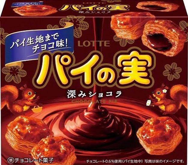 

Lotte Шоколадный пирог с фруктами 69 г (Глубокий шоколад)