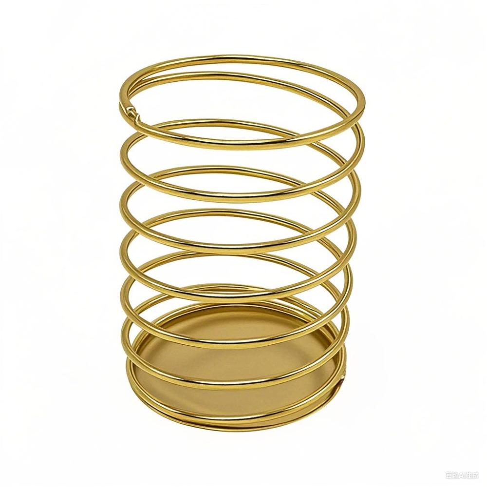 

Подставка для ручек Железная полка для кистей для макияжа Простой пружинный держатель для ручек Канцелярские товары