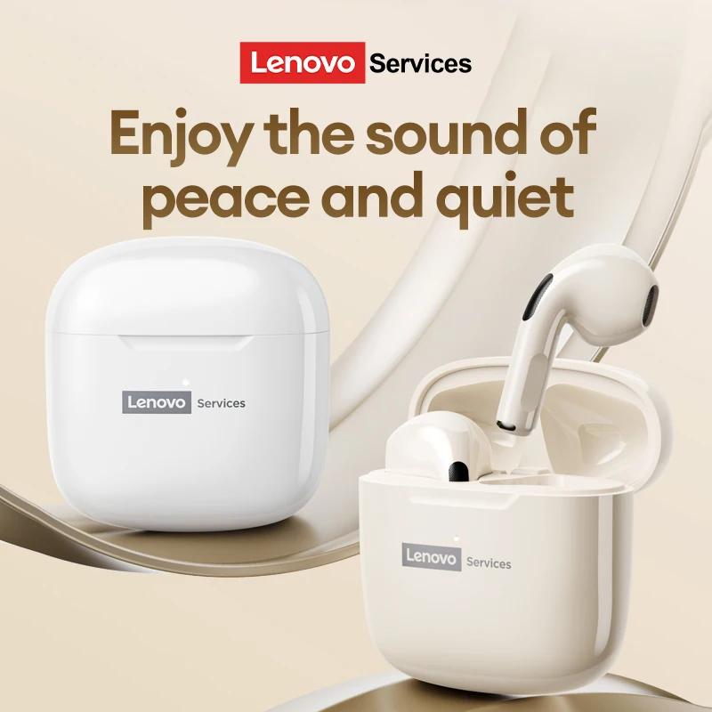 Original Lenovo LE201 Wireless Headphones Bluetooth 6.0 Earbuds ENC Call Noise Cancellation Ultra Long Latency Surround Sound Earphones