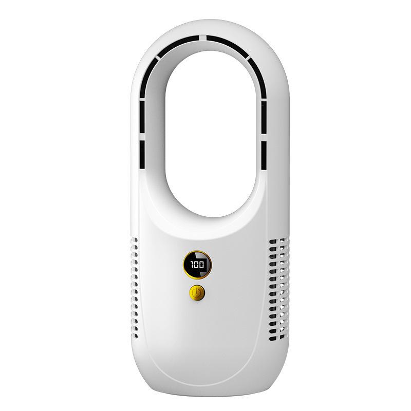Rechargeable USB Leafless Desktop Fan with Digital Display Contact Customer Service