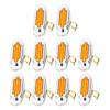 10 Stück CelsiusSet 16 LEDs Anhänger LKW Seitenmarkierungsleuchte 1200LM Blinker Leuchte IP67 Wasserdicht für 12-24V Fahrzeuge