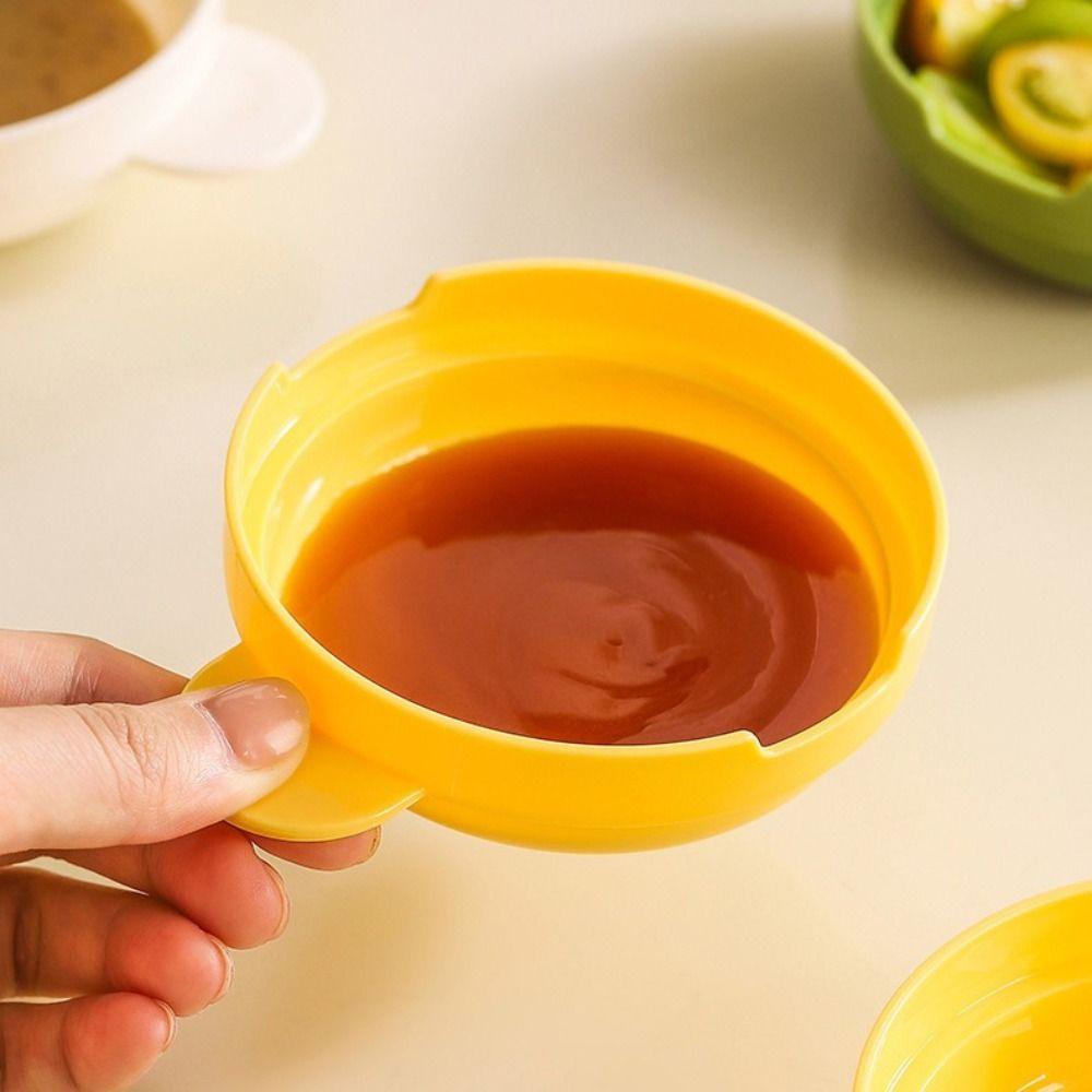 Stackable Dipping Dish Set Creative Spit Bone Dish Practical Food Container Set  BBQ Grill