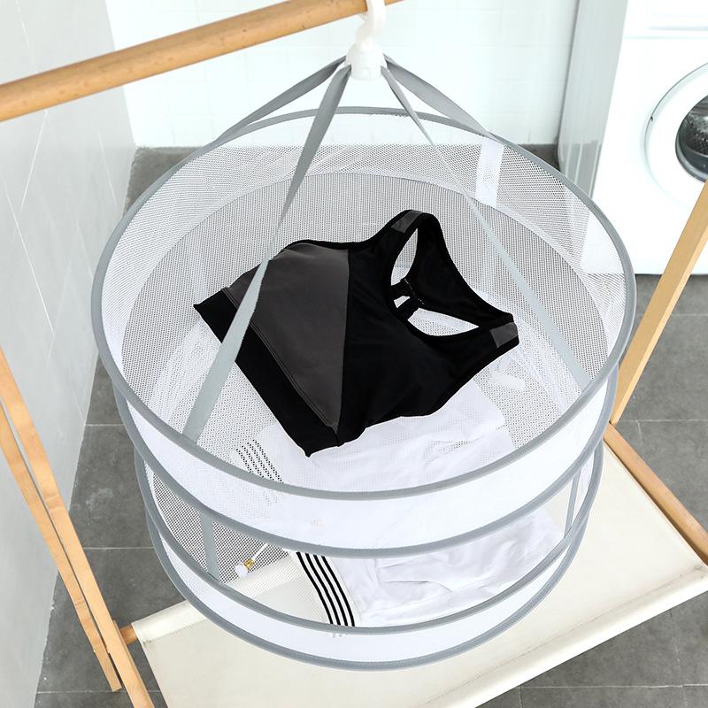 Large Folding Multifunctional Laundry Basket & Windproof Drying Net