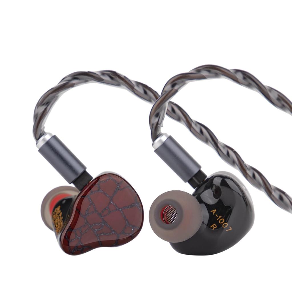 Linsoul Punch Audio Martilo Hybrid Planar 2BA Wired Deep Noise Cute Blocks External Low Ergonomic Ear Monitors for Smaller Ears (1 + + 2DD) High-End