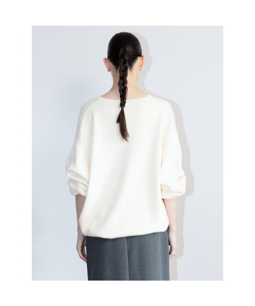 Diaepeocheo Aperture Boxy Knit Top Ivory (Ta6251A040)